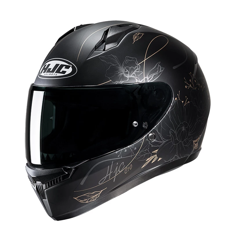 Buy ๐ฏ Plastic Hjc C10 Epik Helmet Black Gold ๐