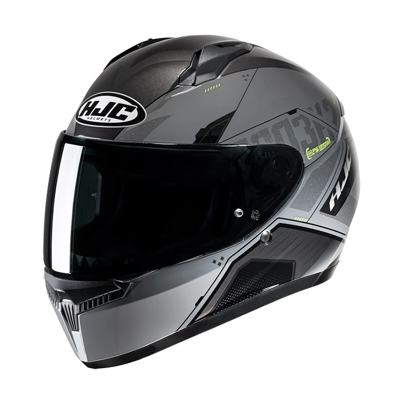 Promo ๐งจ Plastic Hjc C10 Inka Helmet Yellow Grey ๐
