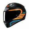 Brand new ✔️ Plastic Hjc C10 Lito Helmet Orange Blue 🎁