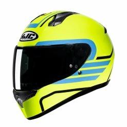 Flash Sale 🌟 Plastic Hjc C10 Lito Helmet Yellow Blue ❤️