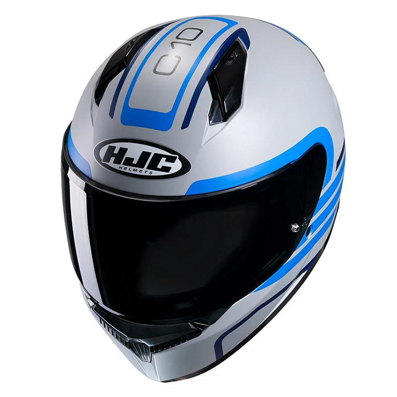 Coupon ๐ Plastic Hjc C10 Lito Helmet Blue Grey ๐ - Image 2