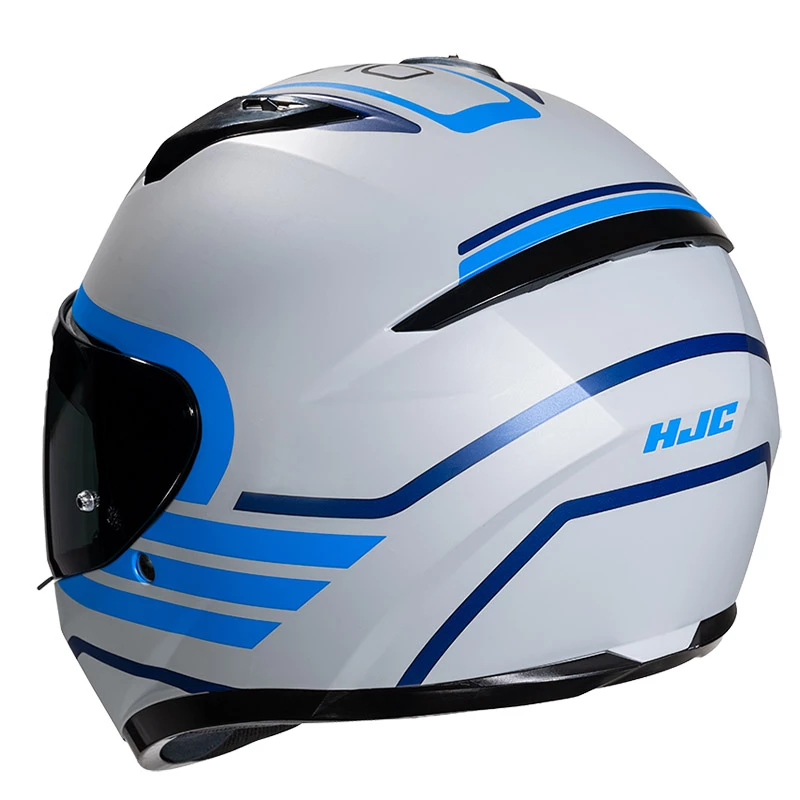 Coupon ๐ Plastic Hjc C10 Lito Helmet Blue Grey ๐ - Image 3
