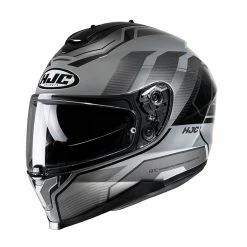Wholesale 🧨 Plastic Hjc C70 Nian Helmet Grey Black 🎉