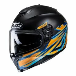 Brand new 🔥 Plastic Hjc C70 Pentas Helmet Orange Blue 👏