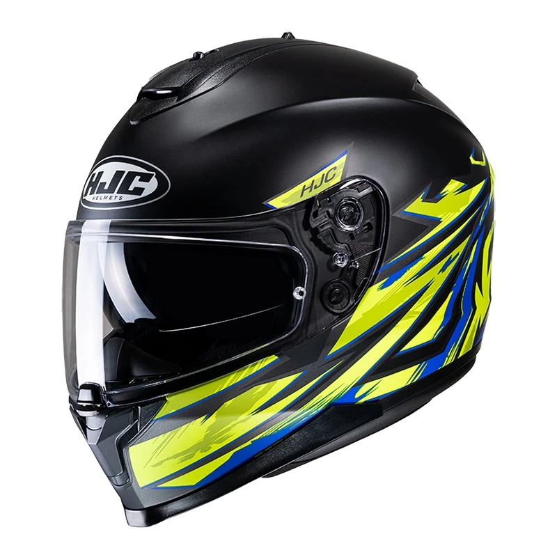 New π₯° Plastic Hjc C70 Pentas Helmet Yellow Black π