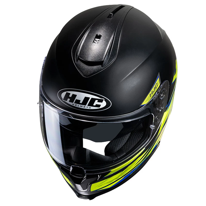 New π₯° Plastic Hjc C70 Pentas Helmet Yellow Black π - Image 3