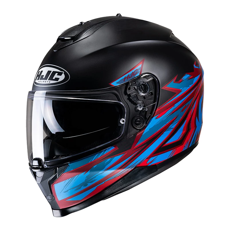 Cheap π₯° Plastic Hjc C70 Pentas Helmet Blue Red π₯