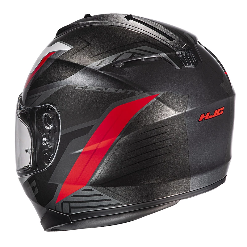 Discount π Plastic Hjc C70 Silon Helmet Black Red π - Image 2