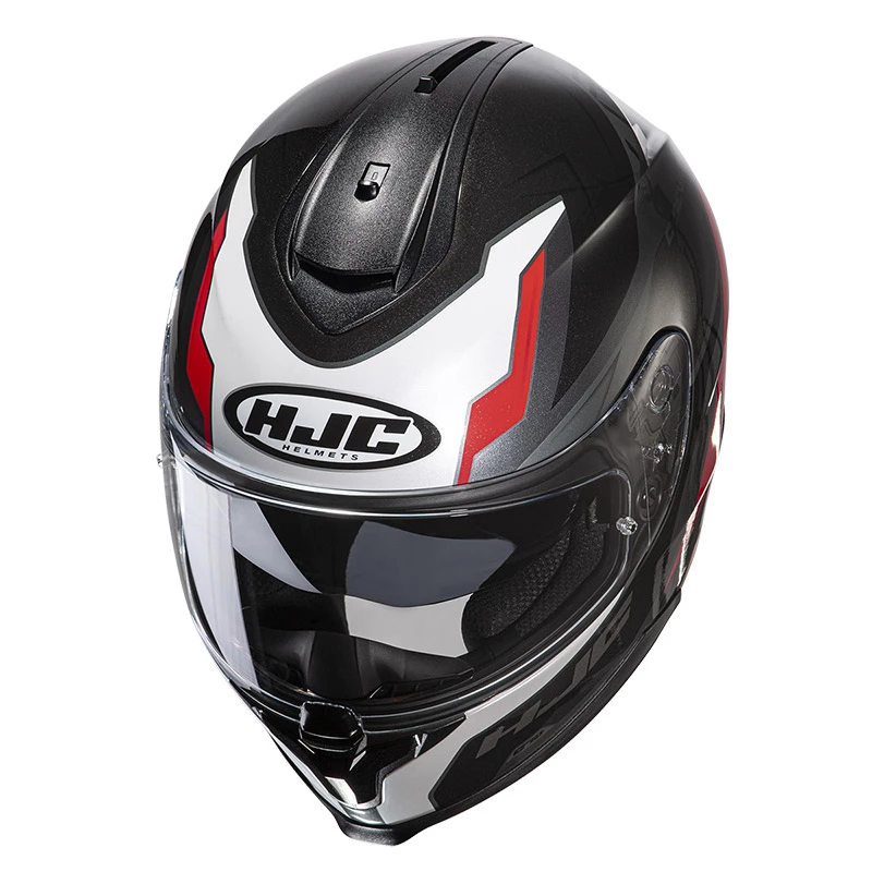 Discount π Plastic Hjc C70 Silon Helmet Black Red π - Image 3