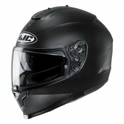 Outlet ⭐ Plastic Full Face Helmet Hjc C70 Solid Matt Black 🎉