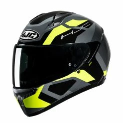 Cheap 🔔 Plastic Hjc C10 Tins Helmet Yellow Black 🌟