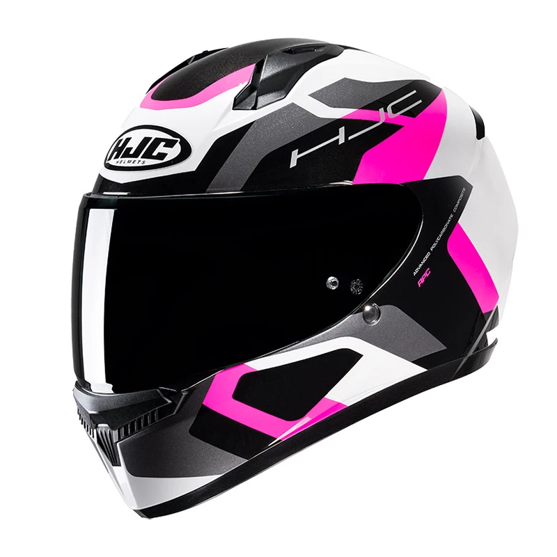 Wholesale ๐ Plastic Hjc C10 Tins Helmet Pink Grey โญ