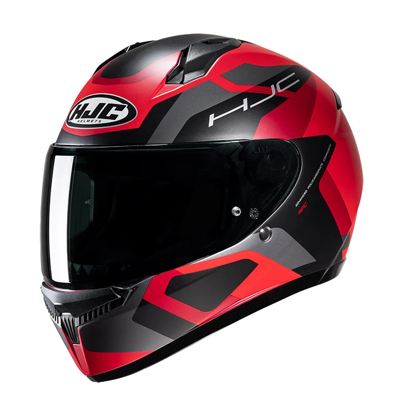 Best Pirce ๐ Plastic Hjc C10 Tins Helmet Black Red ๐