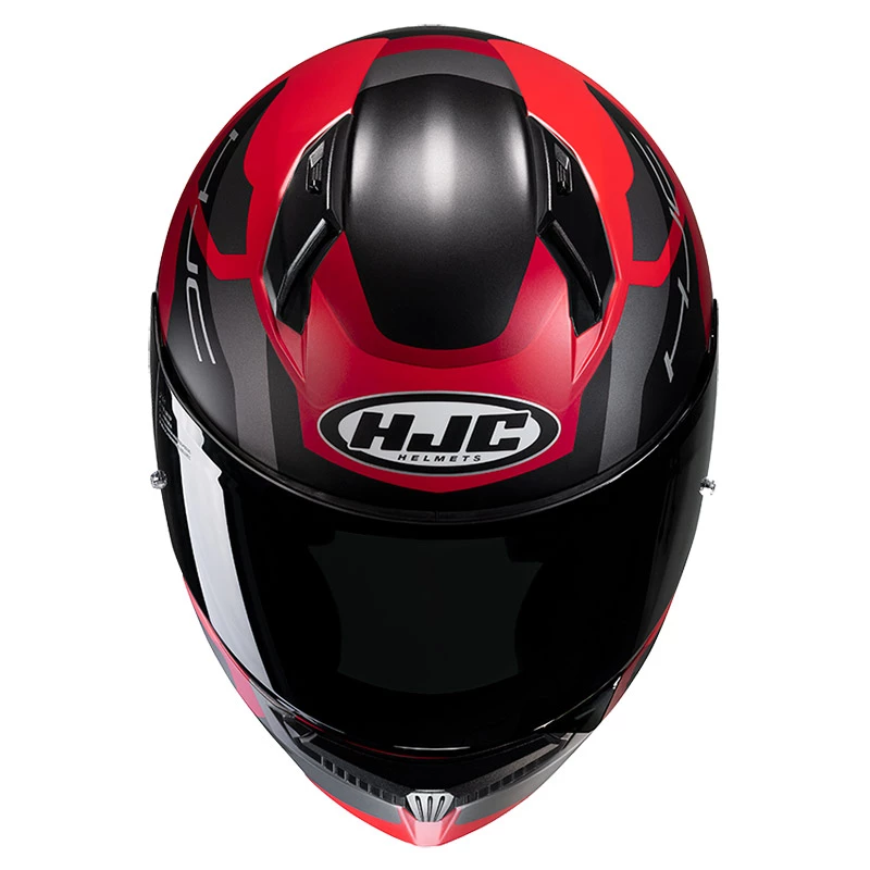 Best Pirce ๐ Plastic Hjc C10 Tins Helmet Black Red ๐ - Image 3