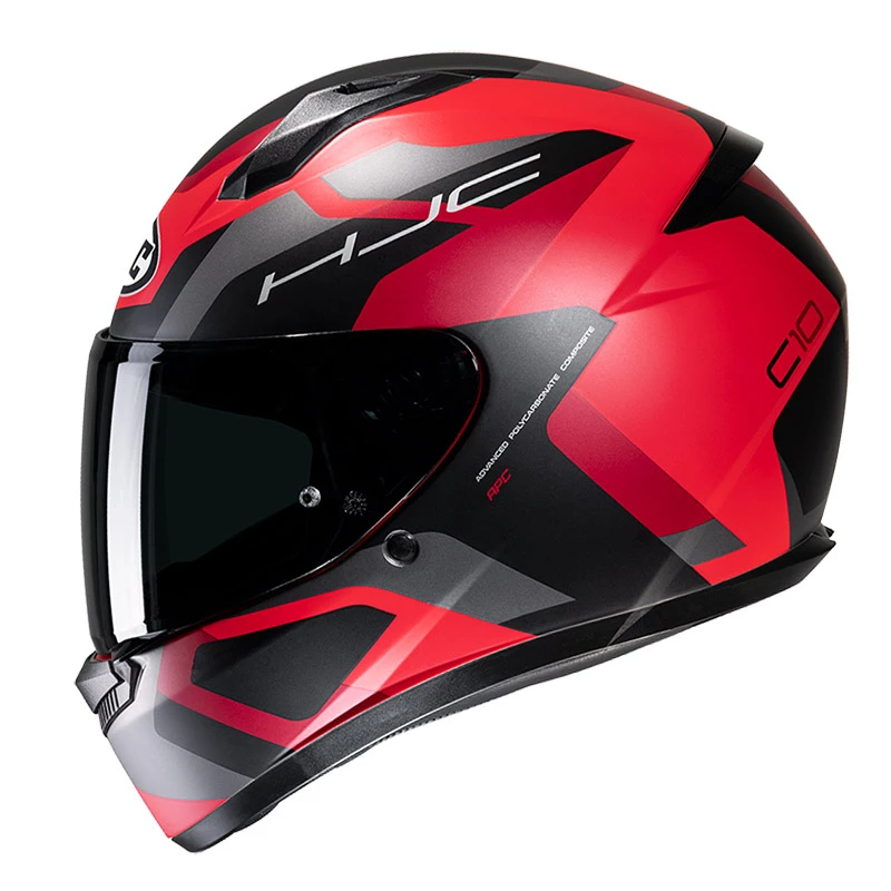 Best Pirce ๐ Plastic Hjc C10 Tins Helmet Black Red ๐ - Image 4