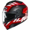 Brand new ✔️ Plastic Hjc C70 Koro Helmet Black Red 😍