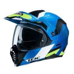 Brand new 🎁 Plastic Hjc C80 Rox Modular Helmet Blue ✔️