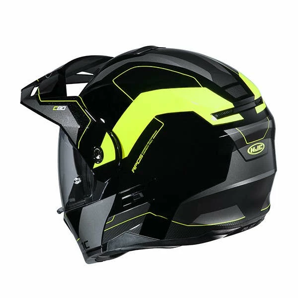 Brand new ๐ฅฐ Plastic Hjc C80 Rox Modular Helmet Yellow ๐ฏ - Image 3