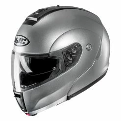 Best Sale ⭐ Plastic Modular Helmet Hjc C90 Silver 👏