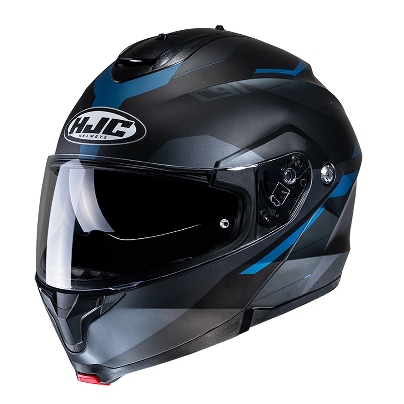 Promo ❤️ Plastic Hjc C91 Karan Modular Helmet Blue Black ✔️