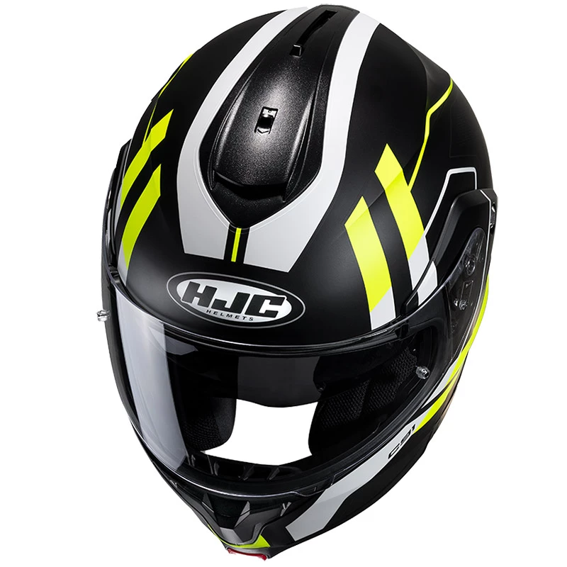 Deals ๐ฅฐ Plastic Hjc C91 Octo Modular Helmet Yellow Black ๐ - Image 3