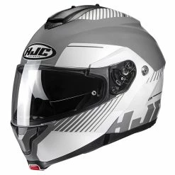 Hot Sale ✨ Plastic Hjc C91 Prod Modular Helmet Grey White 🧨