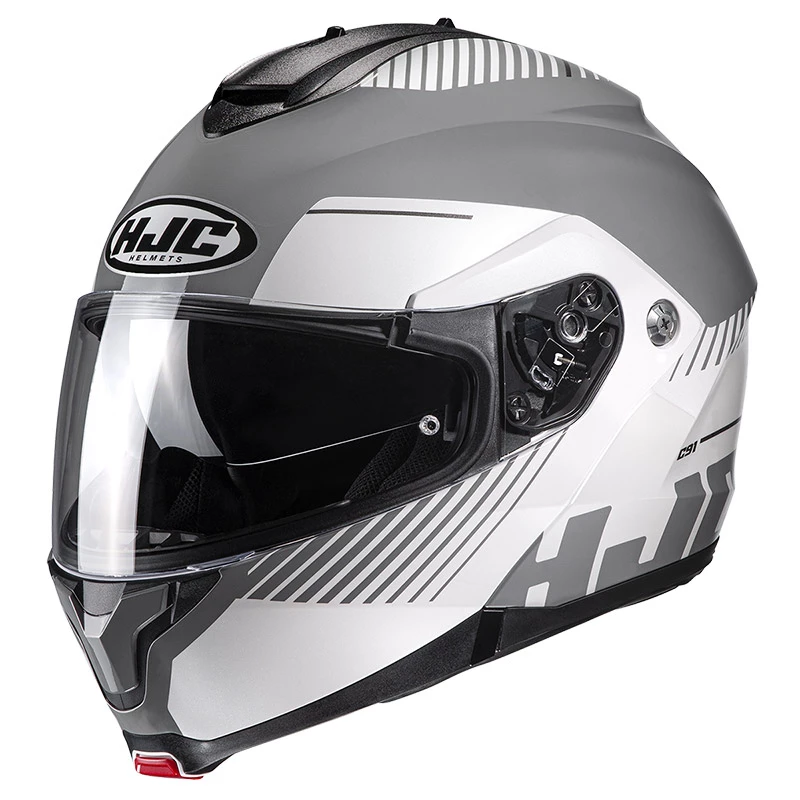 Hot Sale โจ Plastic Hjc C91 Prod Modular Helmet Grey White ๐งจ