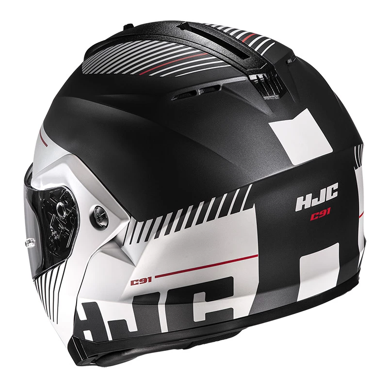 Budget โ๏ธ Plastic Hjc C91 Prod Modular Helmet Black Grey ๐ - Image 2