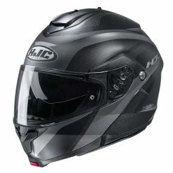 Promo 😀 Plastic Hjc C91 Taly Modular Helmet Grey 👍