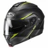 Wholesale 😍 Plastic Hjc C91 Tero Modular Helmet Black Yellow 🎁