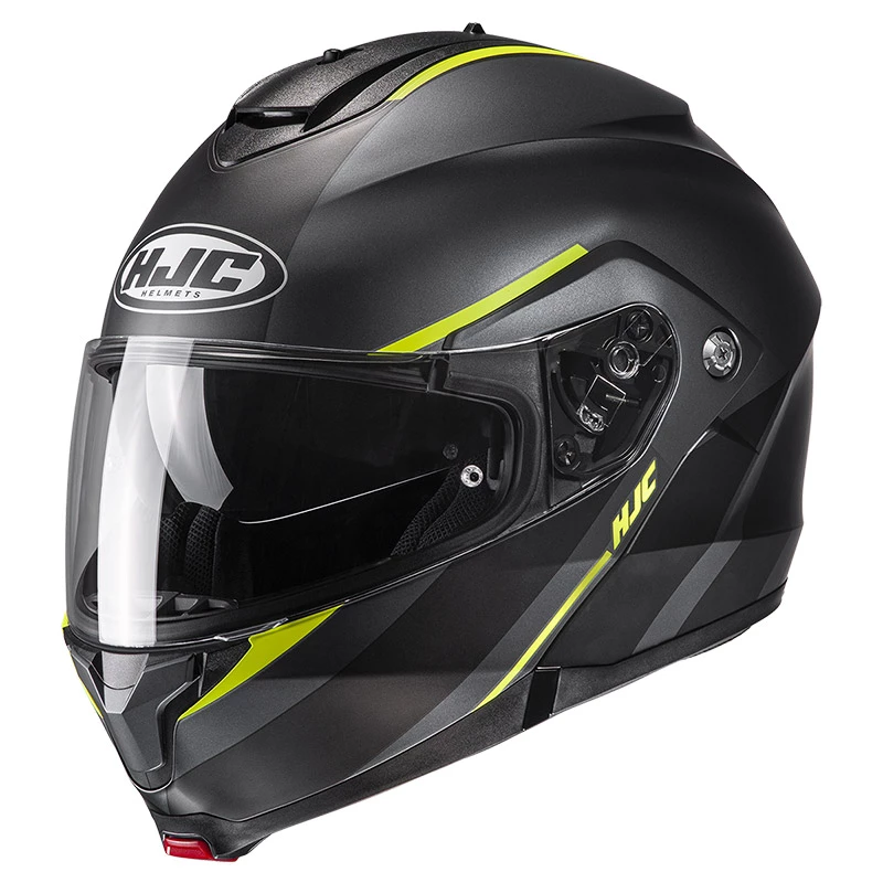 Wholesale ๐ Plastic Hjc C91 Tero Modular Helmet Black Yellow ๐