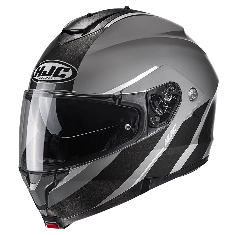 Deals ๐ฅฐ Plastic Hjc C91 Tero Modular Helmet Grey Black ๐งจ
