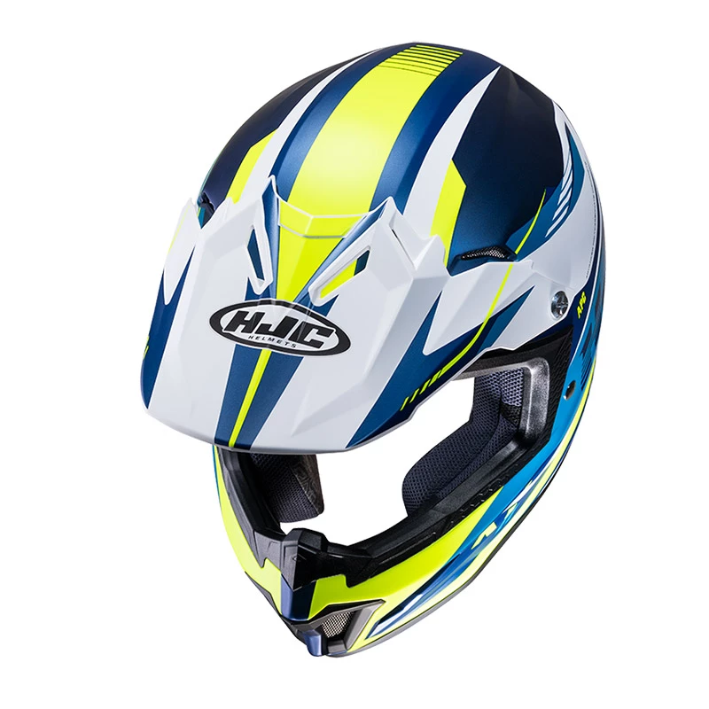 Cheap ✔️ Plastic Hjc Cl-xy 2 Drift Kid Helmet Blue Yellow ✨ - Image 2
