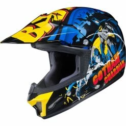 New ❤️ Plastic Hjc Cl Xy 2 Kid Helmet Batman Dc Comics 😉