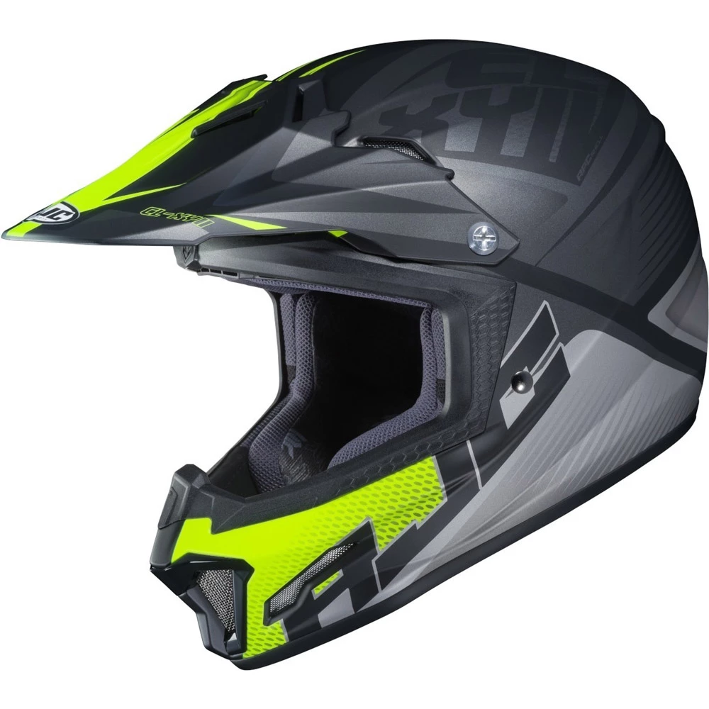 Buy ð Plastic Hjc Cl Xy 2 Kid Helmet Ellusion Black Yellow ð