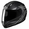 New 😀 Plastic Hjc Cl Y Strix Youth Helmet Black Grey 💯