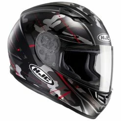 Coupon 👏 Plastic Hjc Cs-15 Songtan Mc1sf Helmet Black Red 🎉