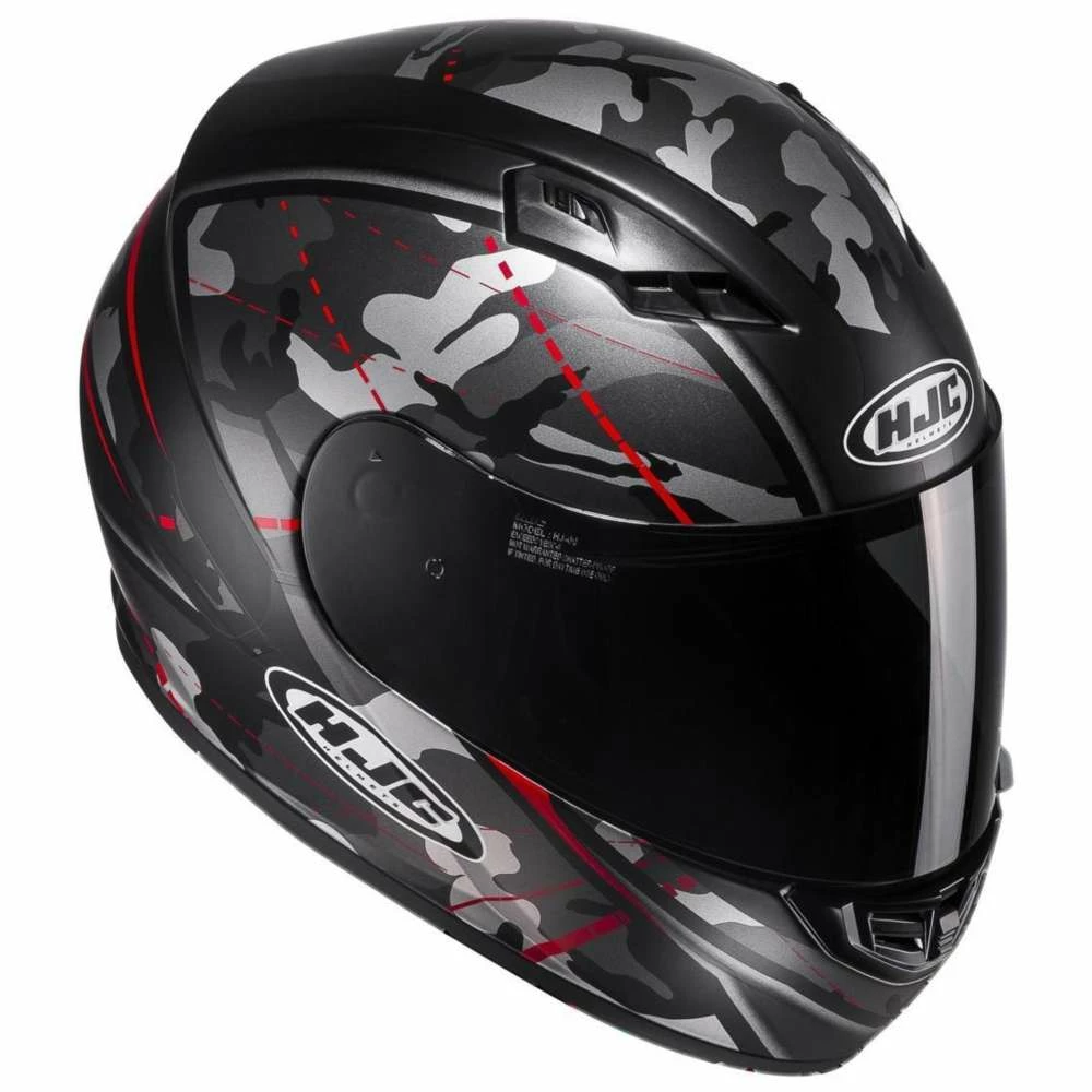 Coupon 👏 Plastic Hjc Cs-15 Songtan Mc1sf Helmet Black Red 🎉 - Image 2