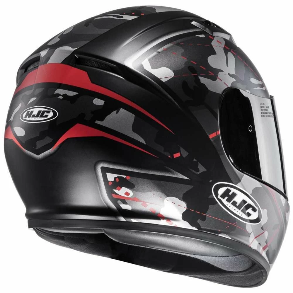 Coupon 👏 Plastic Hjc Cs-15 Songtan Mc1sf Helmet Black Red 🎉 - Image 3