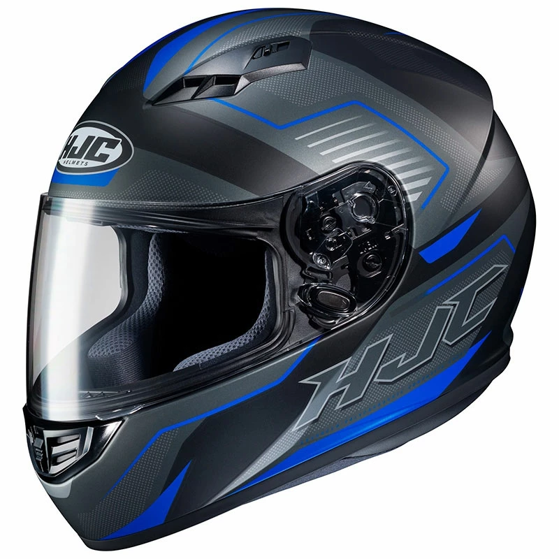Hot Sale 🌟 Plastic Full Face Helmet Hjc Cs-15 Trion Blue 🎉