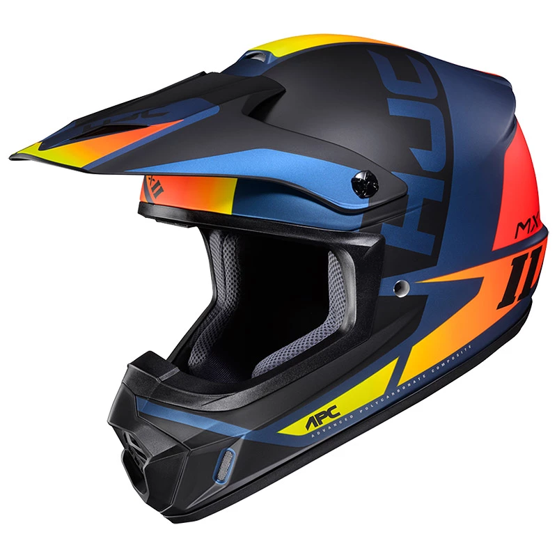 Cheap 🔥 Plastic Hjc Cs-mx 2 Creed Helmet Orange Blue ⌛