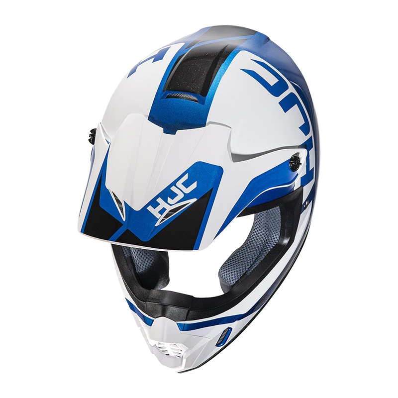 Best Pirce ๐ Plastic Hjc Cs-mx 2 Creed Helmet Blue White ๐ - Image 2