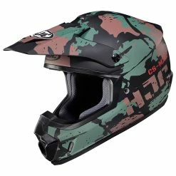 New 😀 Plastic Hjc Cs-mx 2 Ferian Helmet Green Brown ✨