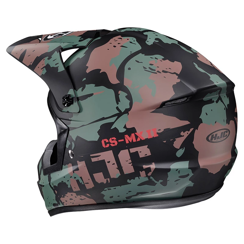 New 😀 Plastic Hjc Cs-mx 2 Ferian Helmet Green Brown ✨ - Image 2