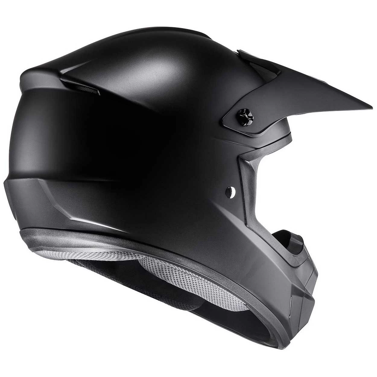 Brand new ð Plastic Hjc Cs-mx 2 Semi Flat Helmet Black ð - Image 2