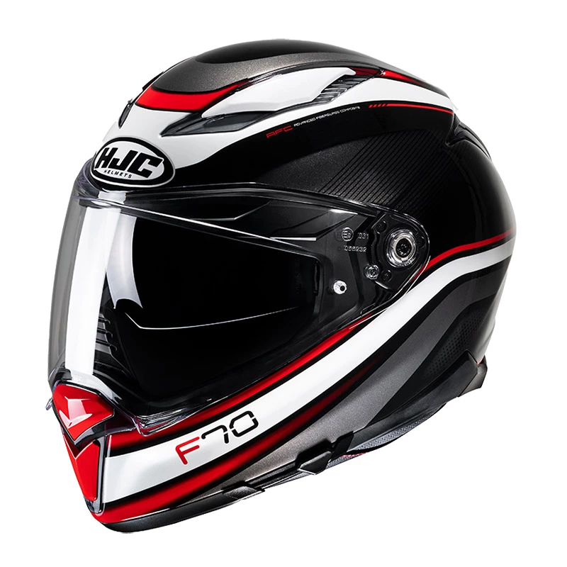 Discount ๐ Fiber Hjc F70 Diwen Helmet Black Red ๐