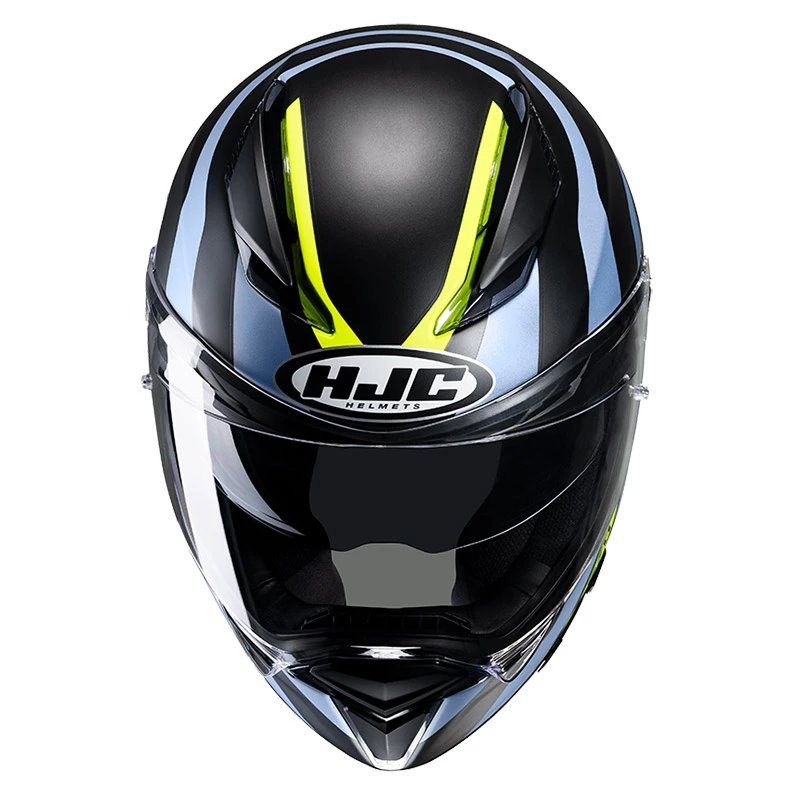 Cheapest 👍 Fiber Hjc F70 Galla Helmet Blue Yellow ✔️ - Image 2