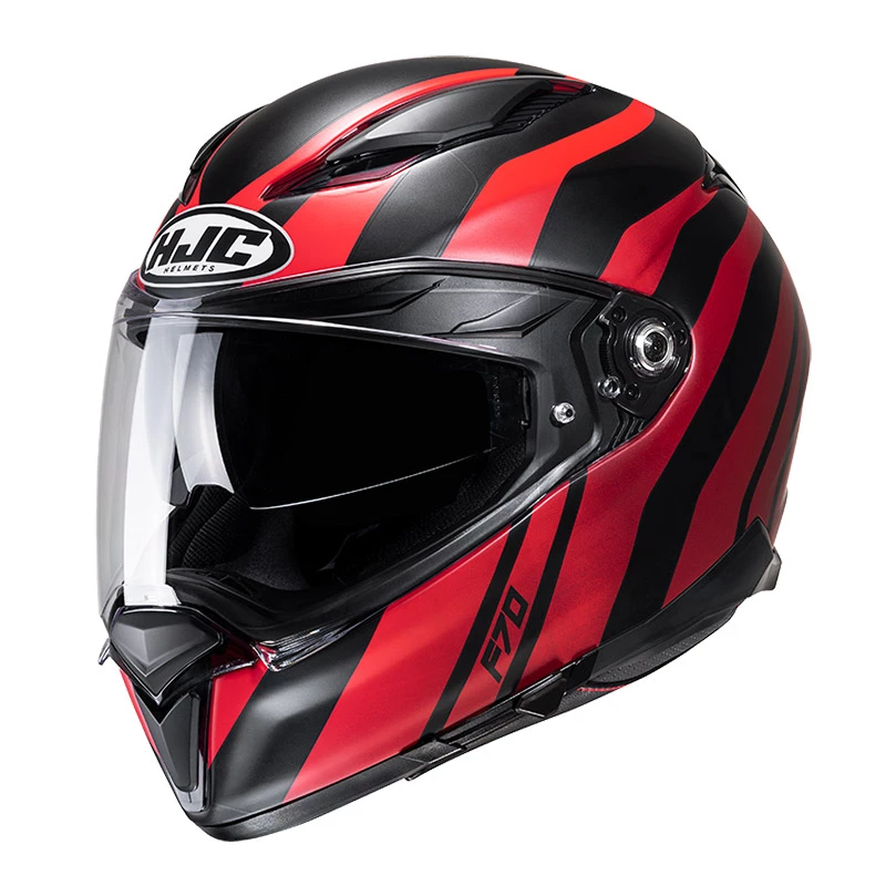 Buy 🌟 Fiber Hjc F70 Galla Helmet Black Red 😀