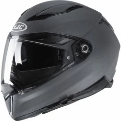 Promo 🤩 Fiber Hjc F70 Helmet Stone Grey 😉