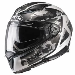 Cheap ✨ Fiber Hjc F70 Katra Helmet White 🤩